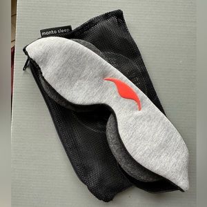Manta Blackout Eye Sleep Mask, grey, adjustable